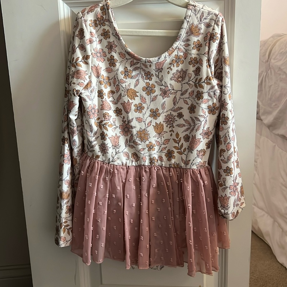 Cheeky plum girls dance leotard